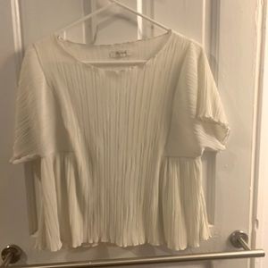 Madewell white blouse